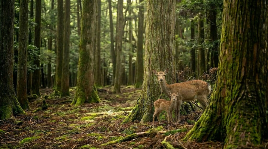 親子鹿